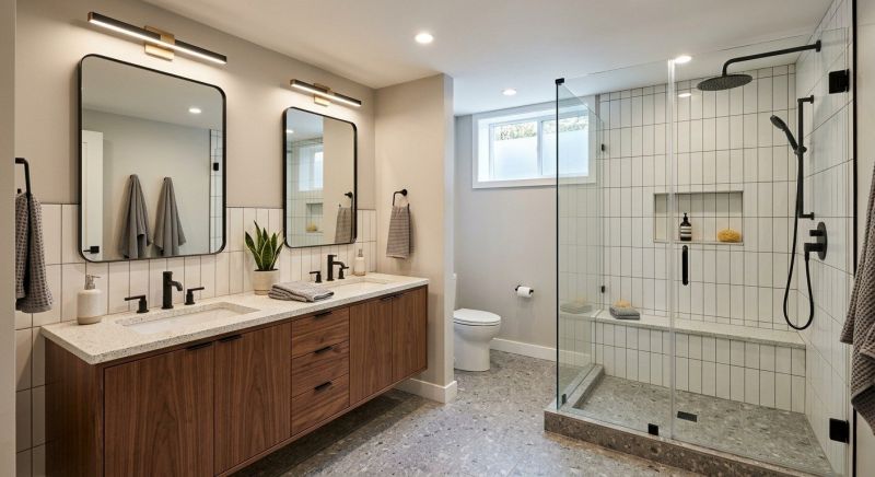 Basement Bathroom Remodeling in Medina County, OH