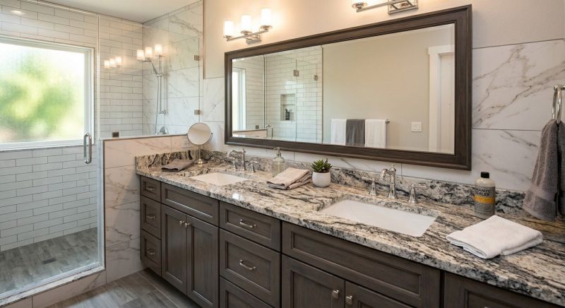 Granite Shower Installation in Medina County, OH