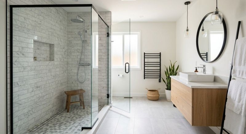 Tub To Shower Conversion in North Olmsted, OH